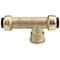 Apollo 1/2 in. Brass Push-To-Connect x Push-To-Connect x Female Pipe Thread Slip Tee Fitting FSBT12SLF - alternate 2